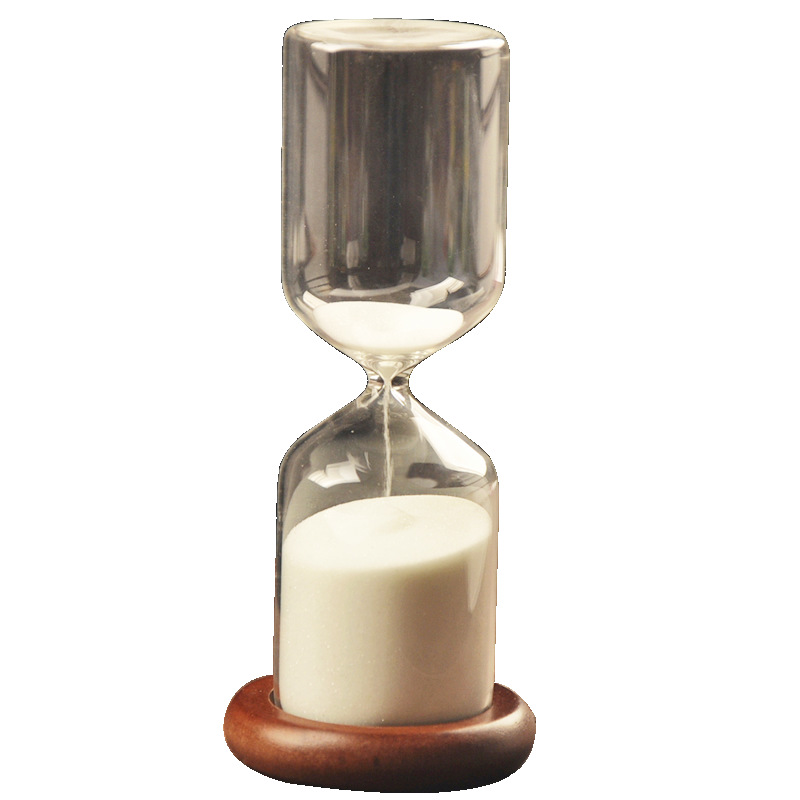 Reloj de arena de vidrio creativo de estilo europeo de 30 minutos, regalo para bodas y inauguraciones de casas, decoración del hogar.