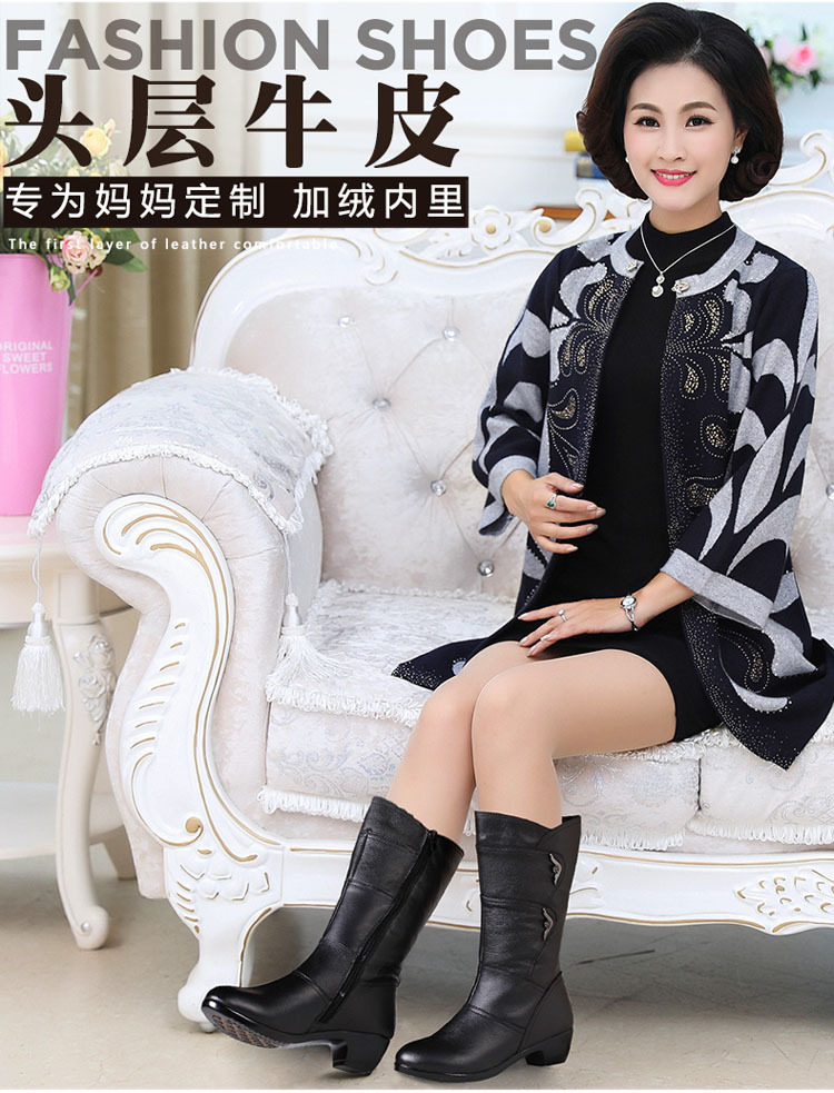 Bottes femme GIOVANNI en En cuir - Ref 3355474 Image 11