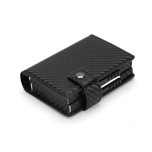 Wholesale dual card aluminum alloy card box, wallet anti-theft card holder, RFID credit card wallet X-35