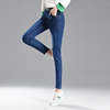 new high waist waist tights jeans nine points pants feet spring