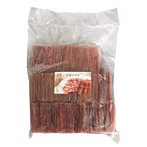 Jingjiang Specialty Dan Gui Brand Honey Glazed Pork Jerky, Pork Jerky in Whole and Sliced Pieces, Bag of 5 Pounds, Wholesale Pork Jerky