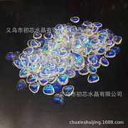 捷克琉璃10*12mm梅花水晶花瓣仿玉料古风diy饰品配件手工材料