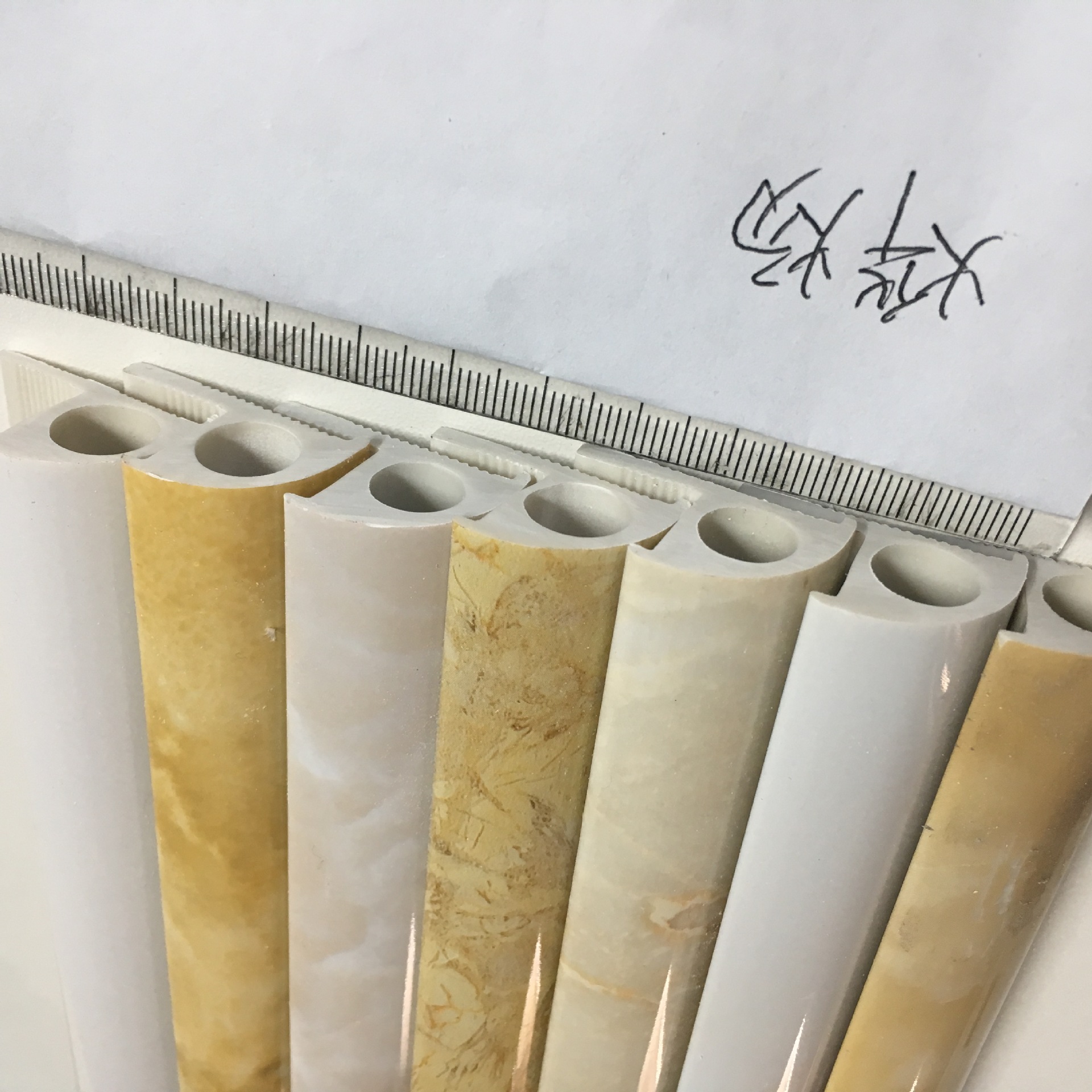 佛山仿大理石阳角线 石塑瓷砖阳角线PVC瓷砖修边线 护角条阳角线