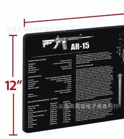 Трансграничные горячие продажи AR15/AK47/Glock/ XD коврики для мыши резиновые коврики рабочие коврики разложить коврики