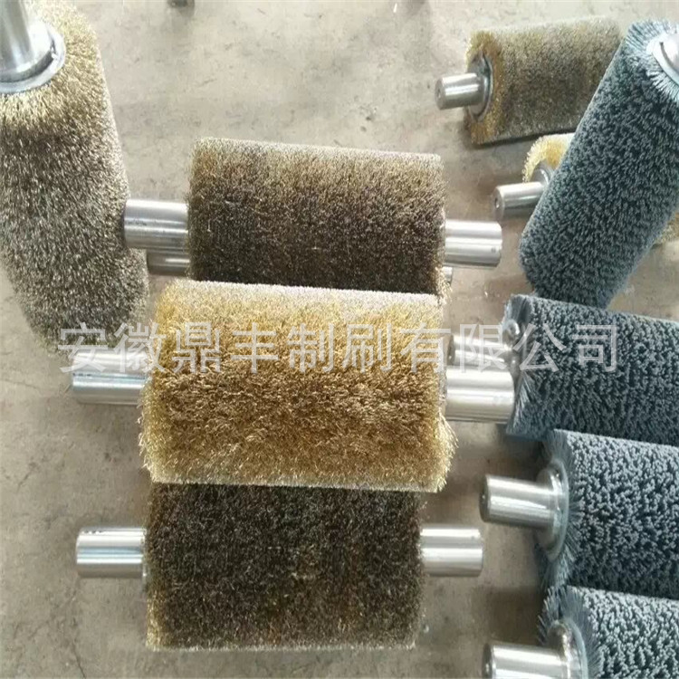 厂家直供 工业钢丝刷辊 抛光除锈毛刷辊 非标工业用途按需定