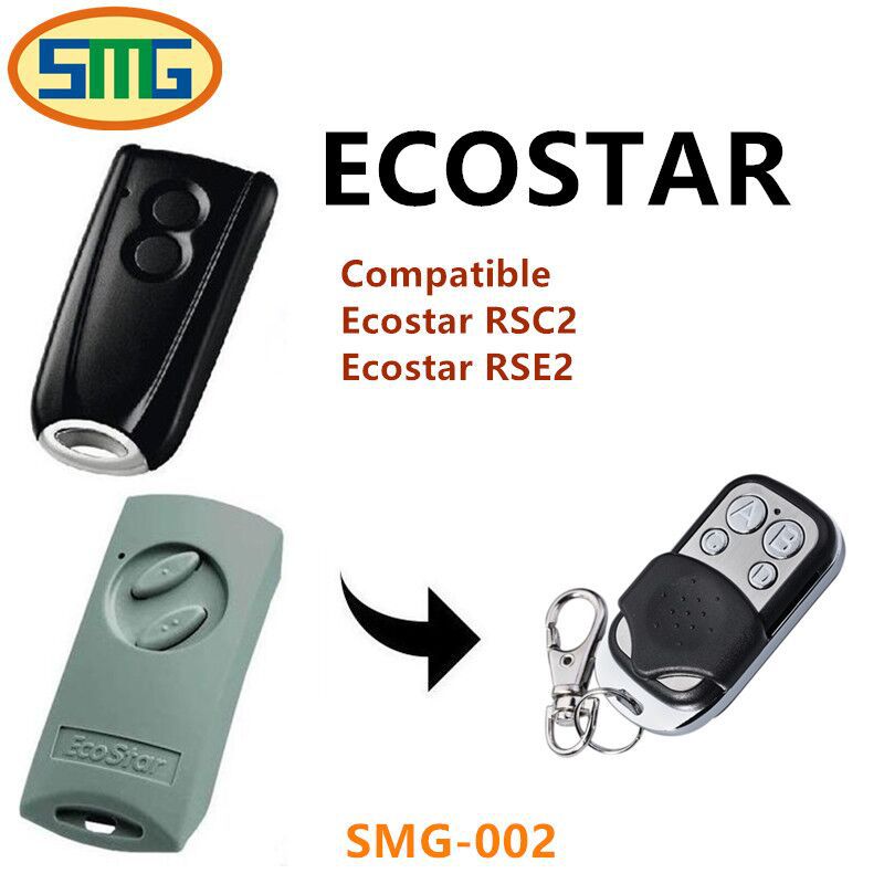 ECOSTAR RSC2 RSE2 跨境电商 国外品牌车库门遥控器 发射手柄