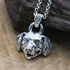 Retro fashionable accessory suitable for men and women, trend pendant, universal sweater, 925 sample silver