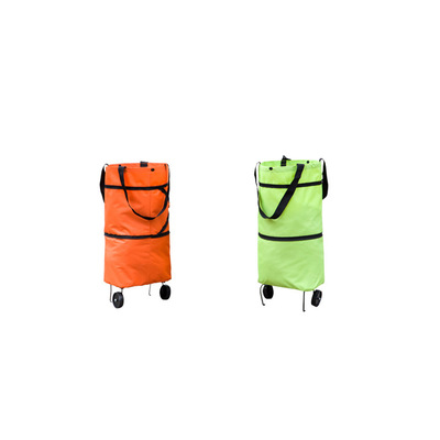 fashion Japanese home multi-function Tugboat package Folding Shopping Bag Shopping bag Travel bag Wheels package