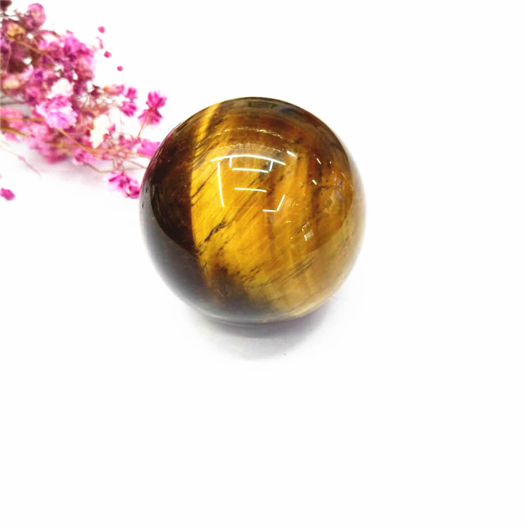 Guangshun Jewelry offers wholesale of natural yellow tiger's Eye stone loose beads and semi-finished tiger's eye stone products. DIY jewelry beads are sold directly by the manufacturer detail image 2