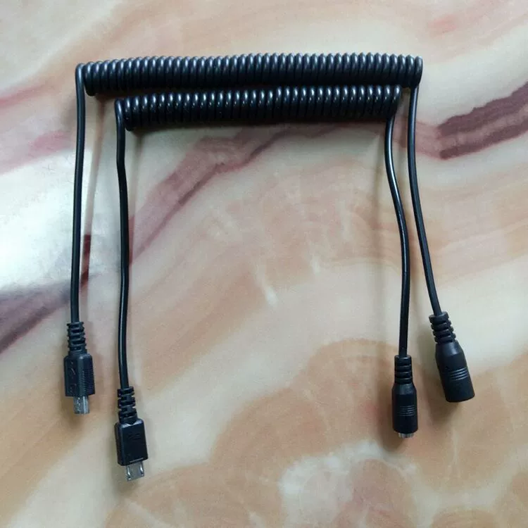 Supply PU car spring line large -function spiral line spring shape can stretch the spiral wire plug spring