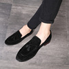 Versatile British nightclubs， tassels， one foot slip on leather shoes， male