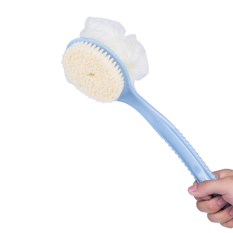 H513 piel suave mango largo espalda frotar cepillo baño Baño cepillo baño adulto baño cepillo de baño