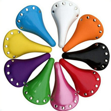 死飞自行车山地折叠座垫铆钉鞍座 彩色复古车座单车座包 骑行用品