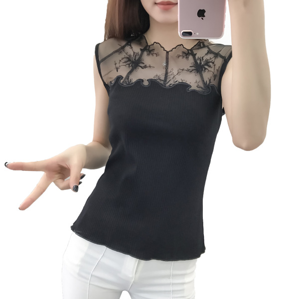 Sexy cute fitted base body-friendly tank top