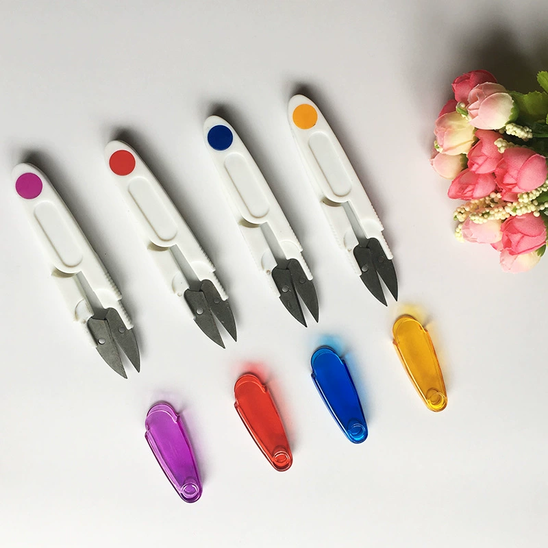 Belt hood with a small scissors scissors scissors cutting thread cut -cross stitch U -shaped small scissors sewing scissors scissors
