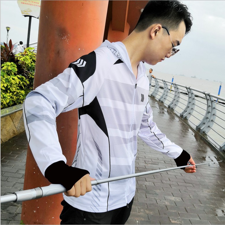 一件代发夏季钓鱼防晒服套装透气速干衣户外防晒衫垂钓服海钓服|ms