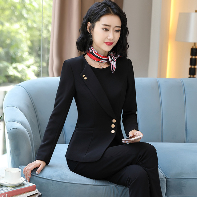 New Professional Suit Female Personality Fashion Professional Suit 
