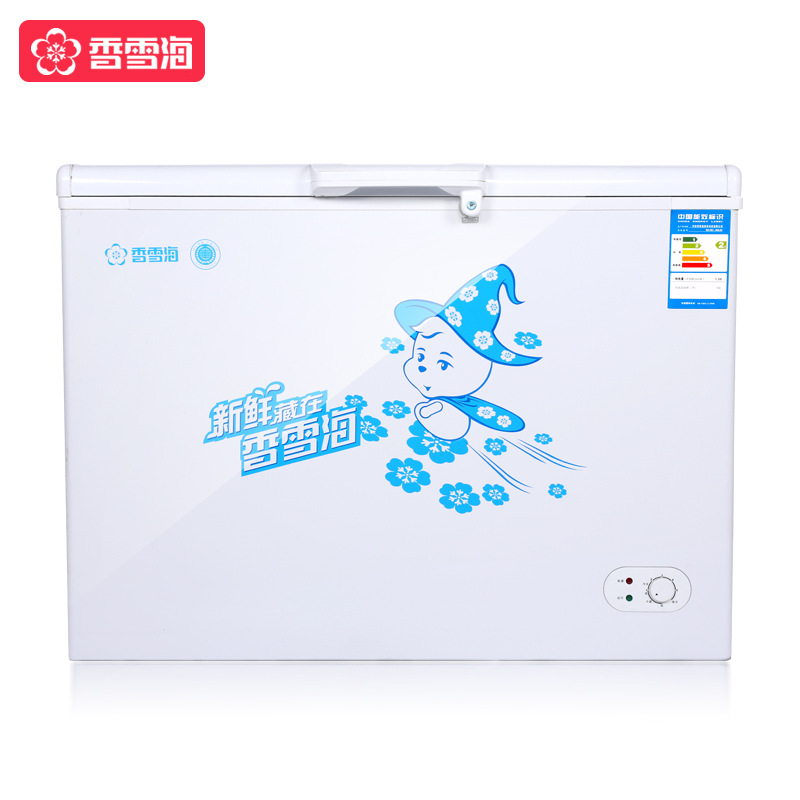 Snowsea香雪海BC/BD368JD頂開門臥式家商兩用冰櫃節能單溫冷櫃OEM