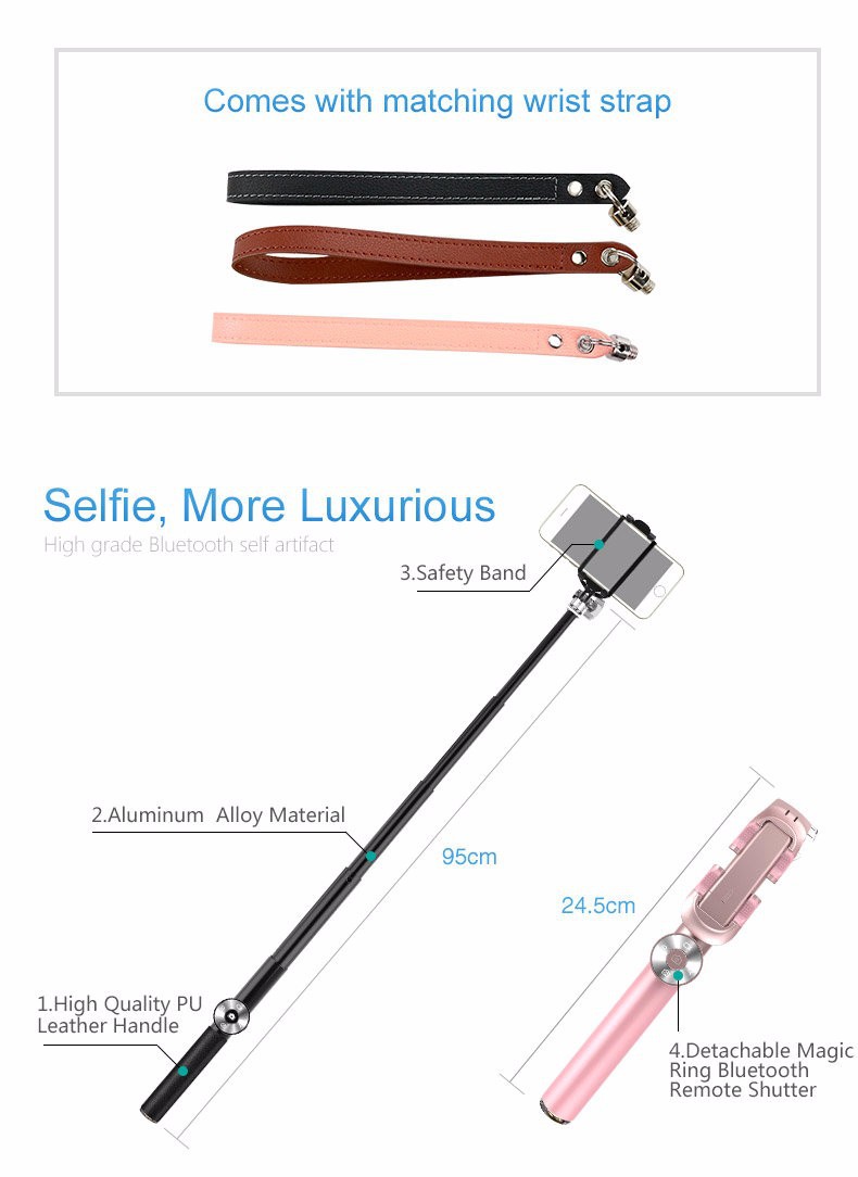 Bâton selfie en Alliage d aluminium - Ref 3386511 Image 8