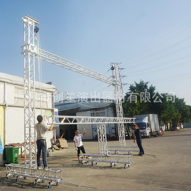 外贸创笙铝合金太空架展会广告产地货源TUV SGS CE ISO欧标展示架