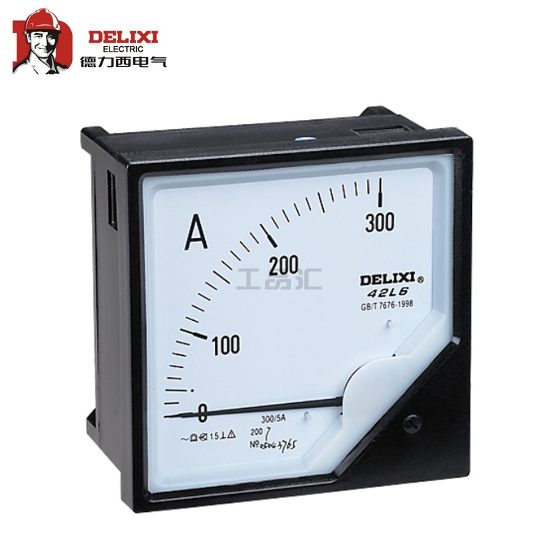 德力西电气 模拟指示电测量仪表；42L6-250/5