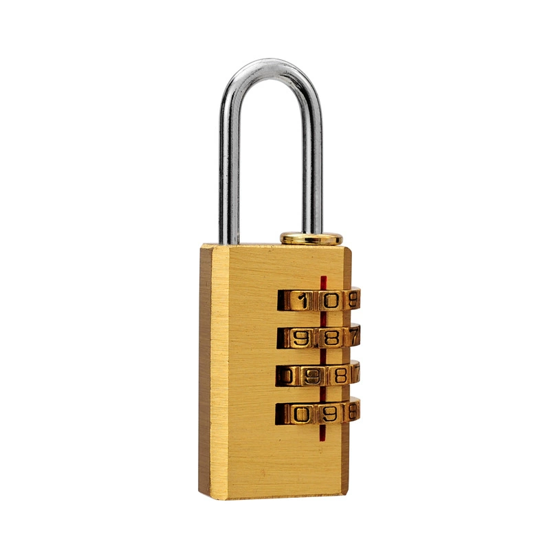 Copper anti-povent password four-bit password lock-