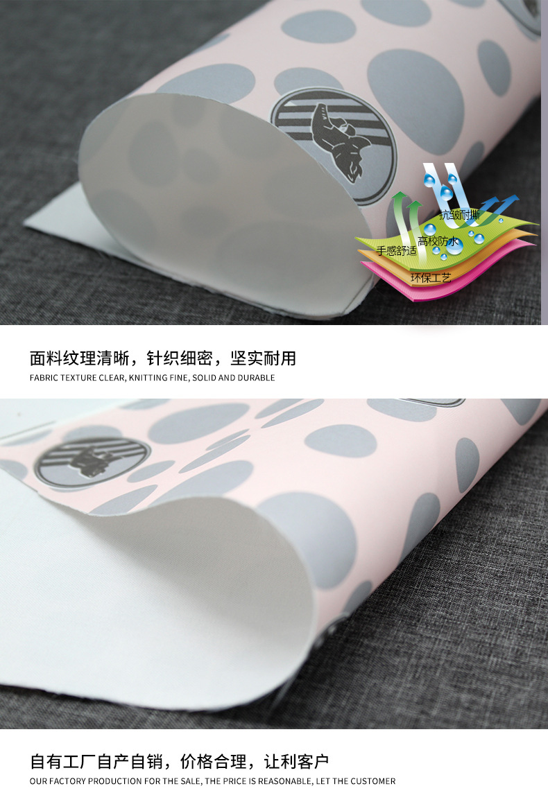 High-quality waterproof luggage fabric sand release composite printed Oxford fabric imitation nylon fabric twill fabric detail image 10