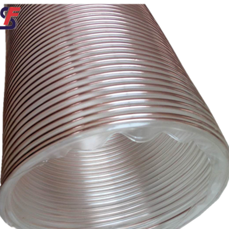 PU steel wire Retractable hose Telescoping automatic springback Expansion 5 1 steel wire Bourdon tube Air duct Vacuum Tube