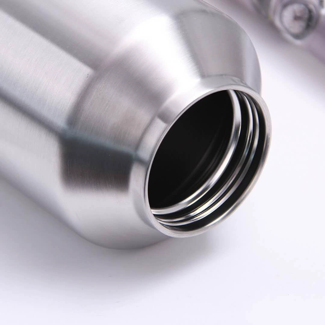 Creative glass stainless steel, climbing capacious sports bottle, (Cross-border trading)