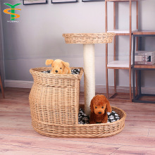 宠物篮狗窝柳编 四季通用柳编宠物窝 夏天手工制作宠物篮厂家供应