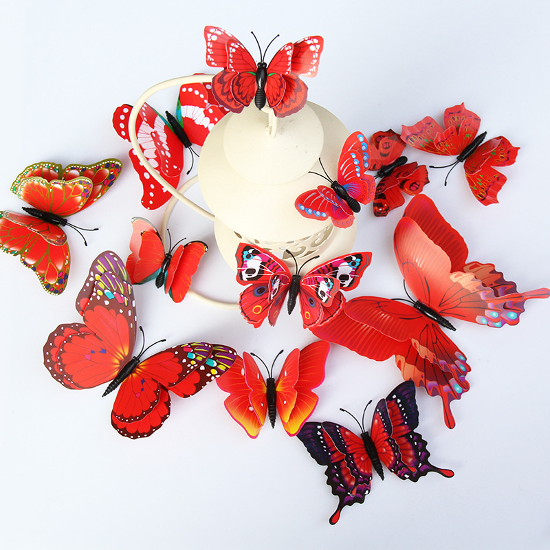 Creative Butterfly Wall Stickers 12-piece Set