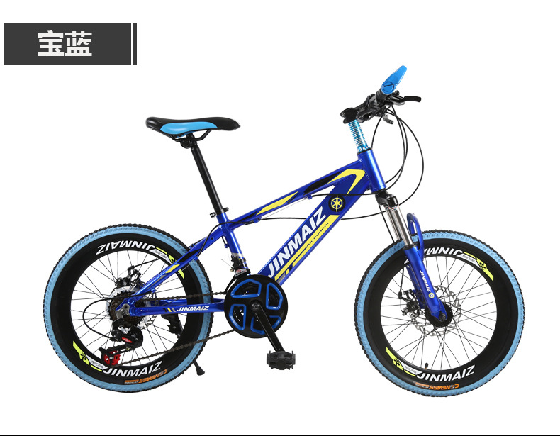 訂制兒童自行車20寸山地單車鋁合金雙碟刹21速變速公路車減震童車