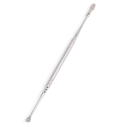 Stainless steel double-head spiral ear-picking spoon, ear-picking tool set, ear-picking tool set, ear cleaner