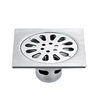 Stainless steel floor drain anti -odor anti -insect -proof floor drain ultra -short sealing single use double land leakage thick bathroom floor drain manufacturers direct sales