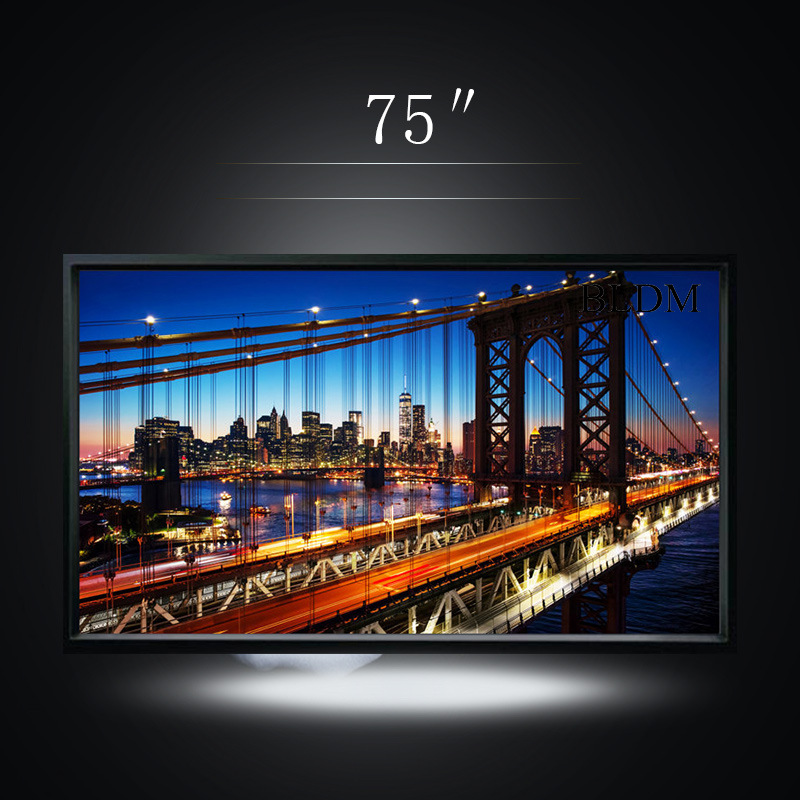 厂家直销BLDM正品现货75英寸液晶监视器4K彩色会议展厅报告厅大屏|ms