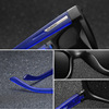 Sports glasses solar-powered, men's street sunglasses