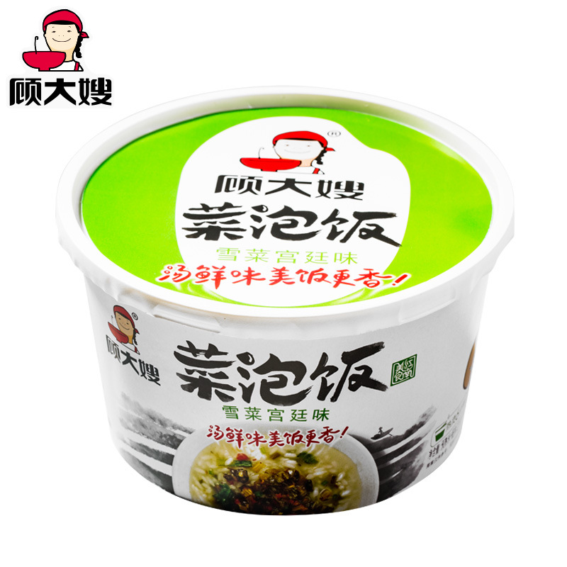 顾大嫂 菜泡饭两种口味任选非油炸方便速食米饭整箱零售批发