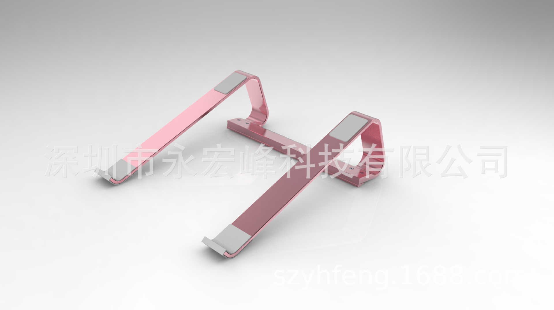 铝合金笔记本散热支架人体工学简约电脑支架适用于苹果笔记本电脑|ms