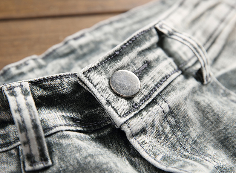 Jeans nuovi da uomo, alla moda, casual, retrò, ricamati, lavati, a gamba dritta_voghion.com