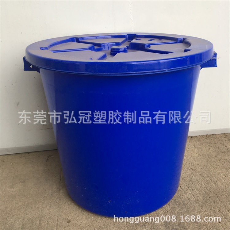 供应山东 45升大白桶 家用塑料水桶 工厂垃圾桶 酒店卫生桶