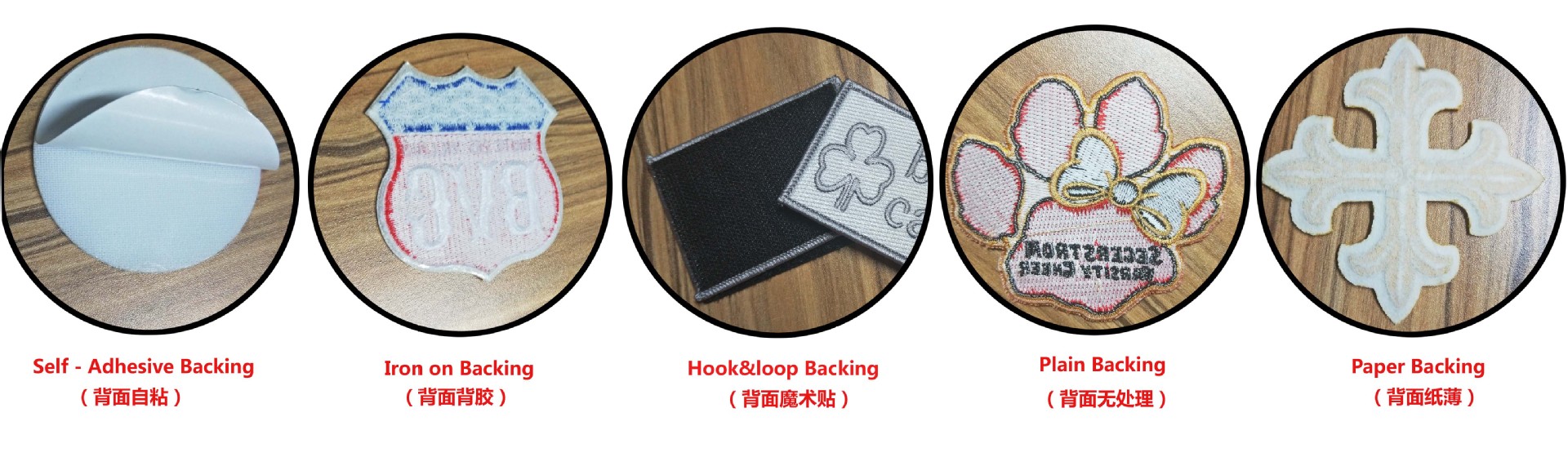 中文对照背面处理