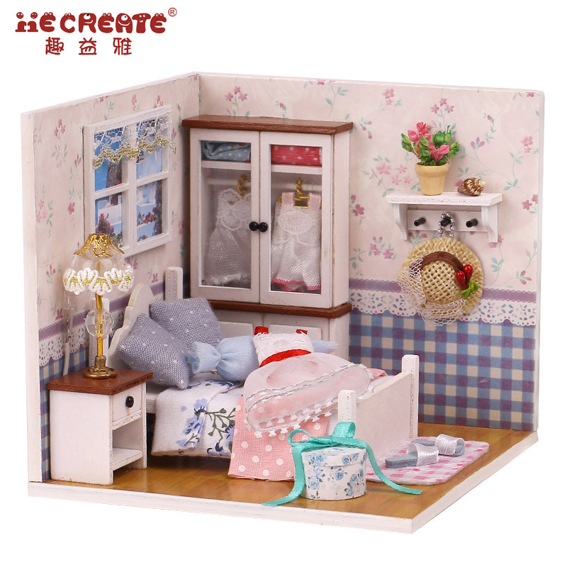 趣益雅手工创意DIY小屋 时尚拼装建筑模型 女生漫情人节生日礼物|ru