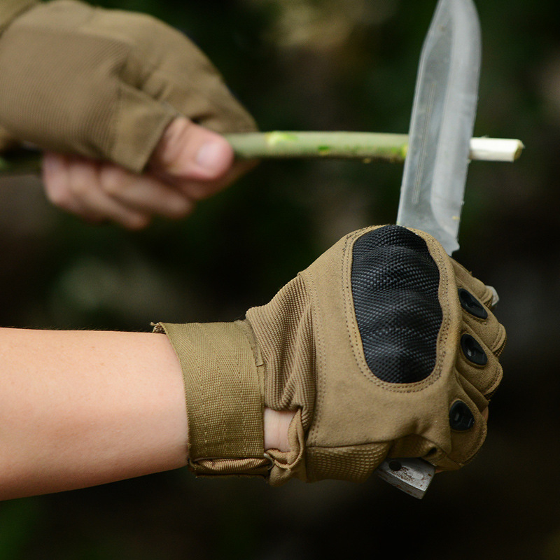 Venta al por mayor nueva B8 guantes tácticos al aire libre ciclismo deportes fitness dedo completo guantes tácticos montañismo antideslizante mano