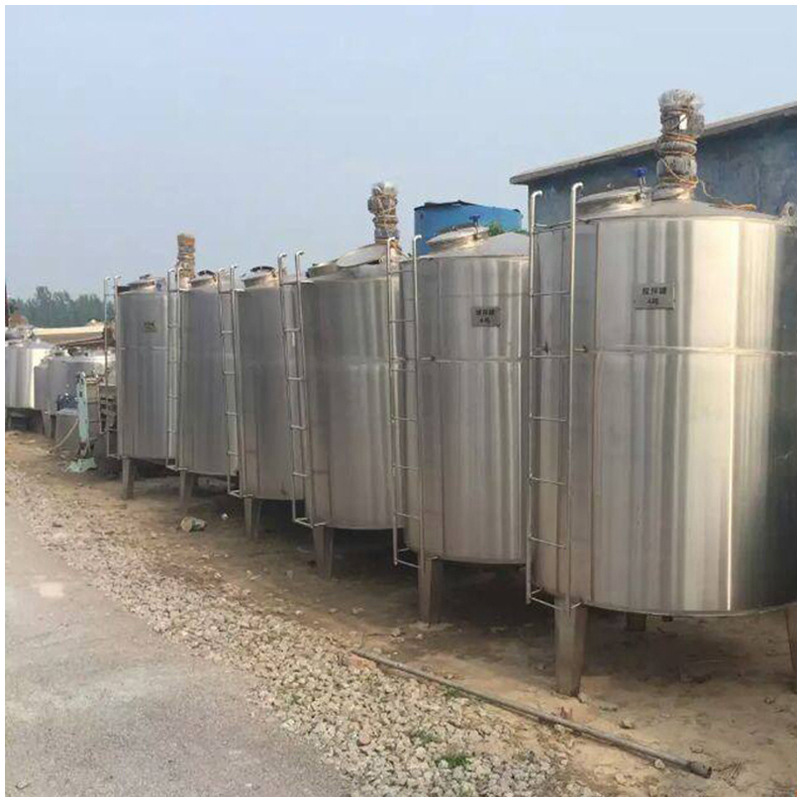 二手电加热搅拌罐 5吨不锈钢搅拌罐 二手不锈钢食品搅拌储罐批发