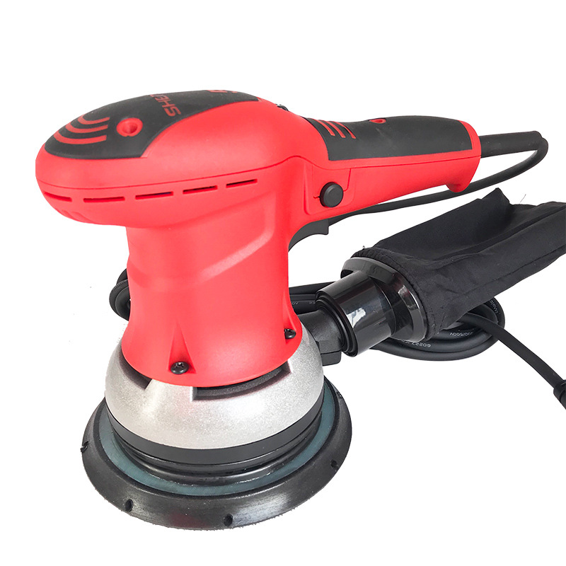 大美光速6寸圆形砂纸机 150mm圆盘打磨汽车腻子原子灰砂纸震抛机