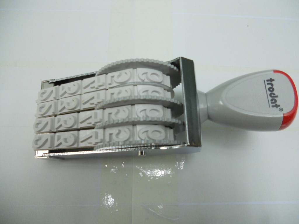 ��Ʒ׿��15154Gӡ�� �ָ�15MM 4λ����ӡ�� Trodat �ɵ������� 