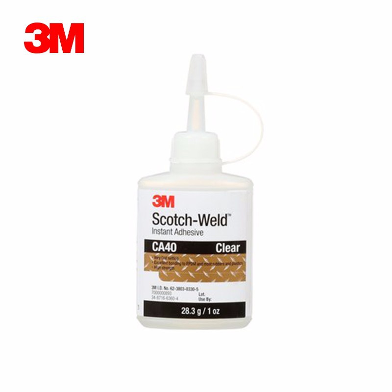3M快干胶CA40H电商销售产品高强度粘接金属塑料木材电子粘结家用1
