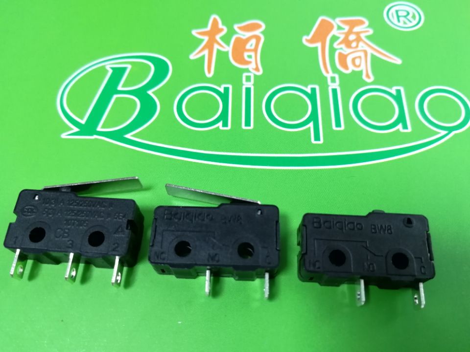 BW8电饭锅开关热水器微动开关榨汁机绞肉机开关加湿器微动开关