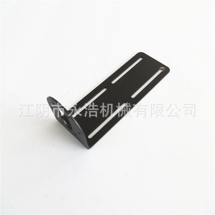 OEM制造冲压钢黑色挡板支架，刮板钢板支架