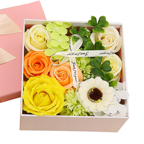 Cross-border exclusive supply of soap flowers, Chinese Valentine's Day, creative new carnation floral gifts for girlfriends and besties
